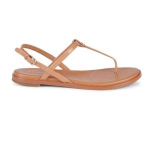 Cole Haan Flora Leather Thong Sandals - Tan - Size 8.5